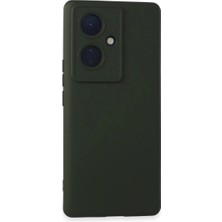 Zemira V29 Lite Kılıf Nano Içi Kadife - Koyu Yeşil