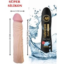 A B Aşkın Deposu  A+Ballı Aromalı 125 ml Yenile Bilir Jel +Gerçekçi Kılıfı 17 cm Süper İKİLİXXW54PM8
