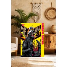 Mgi Design Özel Tasarım Vintage Film Posteri Boho Stilinde Kanvas Tablo Ofis Duvar Tablosu