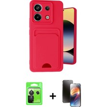 Pileli Store Pilelistore™ Redmi Note 13 Pro 5g Kılıf Vadi Çizgi Prime - Siyah 3D Antistatik Mat Seramik Nano Ekran Koruyucu + Raze Metal Kamera Lens - Sh