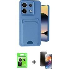 Pileli Store Pilelistore™ Redmi Note 13 Pro 5g Kılıf Vadi Çizgi Prime - Siyah 3D Antistatik Mat Seramik Nano Ekran Koruyucu + Raze Metal Kamera Lens - Sh