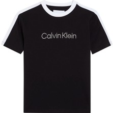 Calvin Klein Siyah Erkek Çocuk Baskılı T-Shirt LVCKSJA01BBEH