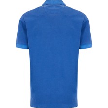 Brooks Brothers Mavi  Erkek Standart Fit T-Shirt BBSS26MTS004