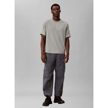 Calvin Klein Jeans Gri Erkek T-Shirt LVGMS6K1120DN Gri T-Shirt