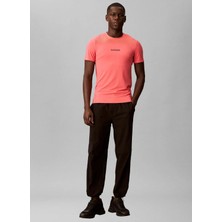 Calvin Klein Jeans Pembe Erkek T-Shirt LVGMS5K188XKP Pembe T-Shirt