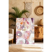 Mgi Design Lüks Maksimal Tasarım Eseri Boho Stilinde Kanvas Tablo Salon Dekoru