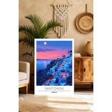 Mgi Design Sanatsal Vintage Seyahat Posteri Bohem Kanvas Tablo Çalışma Odası Sanatı