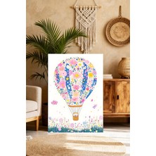 Mgi Design Premium Kalite Çocuk Sanatı Tablosu Boho Stilinde Kanvas Tablo Salon Dekoru