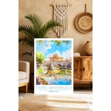 Mgi Design Estetik Vintage Seyahat Posteri Vintage Etkili Kanvas Tablo Çalışma Odası Sanatı