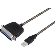 S-link Swapp SW-U614 Siyah USB to Parallel (CN36M) Kablo