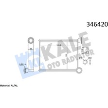 Kale Depomix Kalorifer Radyatörü [ Renault Clio Iv , Logan Ii 2013- Brazing ]
