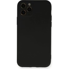 Armüz Apple iPhone 11 Pro Kılıf Nano Içi Kadife Silikon - Siyah