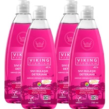 Viking Premium Sıvı Bulaşık Deterjanı 750 ml Kırmızı Orman Meyveleri Koku Giderici Özellik