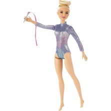 Barbie Ritmik Jimnastikçi Model Bebek 3+ Yaş için Renkli ve Desenli Eğlenceli Oyun Arkadaşı DVF50-GTN65