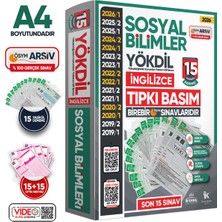 Karakutu Yayınları 2026 YÖKDİL İngilizce SOSYAL BİLİMLER ÖSYM Çıkmış Soru Tıpkı Basım Deneme Paketi 15li Türkiye Geneli