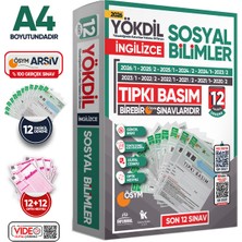 Karakutu Yayınları 2026 YÖKDİL İngilizce SOSYAL BİLİMLER ÖSYM Çıkmış Soru Tıpkı Basım Deneme Paketi 12li Türkiye Geneli
