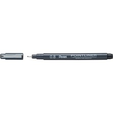 Pentel Pointliner Fiber Uçlu Teknik Çizim Kalemi 0.8mm