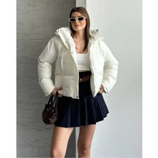 Vess Moda Kapüşonlu Şişme Mont