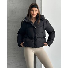 Vess Moda Kapüşonlu Şişme Mont