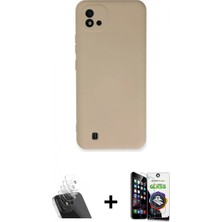 Pileli Store Pilelistore™ C11 2021 Kılıf Ahenk Serisi - Şeffaf Temperli Cam Ekran Koruyucu + Kamera Lens Koruma Cam - Sf