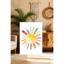 Mgi Design Sanatsal Sevimli Bebek Resmi Vintage Etkili Kanvas Tablo Modern Ev Dekoru