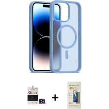 Pileli Store Pilelistore™ iPhone 14 Pro Max Kılıf Siluet Minimal Prime - Siyah 6d Mat Seramik Hayalet Nano Ekran Koruyucu + Bilvis Titan Kamera Lens - Dnmr