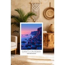 Mgi Design Özgün Vintage Seyahat Posteri Boho Stilinde Kanvas Tablo Çalışma Odası Sanatı