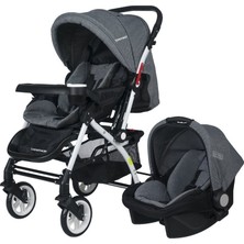 Tommybaby Eagle Travel Sistem Çift Yönlü Bebek Arabası 13 kg Taşıma Kapasitesi ile Katlanabilir