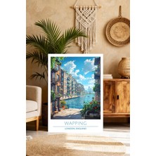 Mgi Design Özgün Vintage Seyahat Posteri Modern Tarzda Kanvas Tablo Yatak Odası Tablosu
