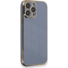 Armüz Apple iPhone 15 Pro Kılıf Volet Silikon - Mavi