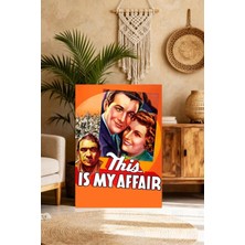 Mgi Design Özgün Vintage Film Posteri Boho Stilinde Kanvas Tablo Yatak Odası Tablosu