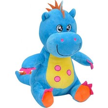 Selay Toys Dinazor 25 cm Koyu Mavi Peluş 4437