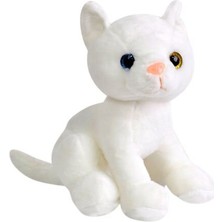 Selay Toys Sevimli Kedicik 45 cm Beyaz Peluş 4609
