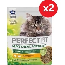Perfect Fit Perfect Fıt Natural Vitality Yetişkin Tavuk Hindi Aromalı Kedi Maması 1 Kg*2 Adet