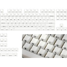 Meyer Gaming Xvx Velvet Jelly Yan Baskılı 100 Tuş Rgb Işık Geçiren Keycaps Tuş Takımı Seti