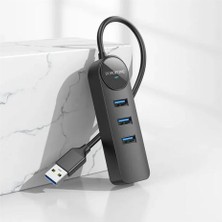 Borofone USB Çoğaltıcı LED Işıklı  USB 5gbps 3.0 Kablolu USB Adaptör 4 Port Çoğaltıcı