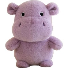 Selay Toys Su Aygırı 23 cm Lila Peluş 4508