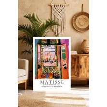Modern Premium Henri Matisse Reprodüksiyonu Minimalist Kanvas Tablo Çalışma Odası Sanatı
