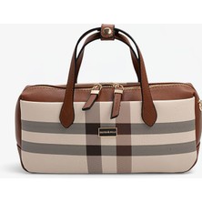 Silver Polo  Kadın  SP1276-MK48 Sılver Polo El Çantası Krem-Taba