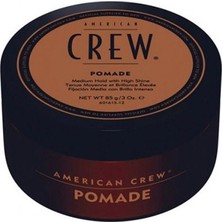 American Crew Pomade Orta Tutucu Çok Parlak Wax 85 gr Su Bazlı Formül ile Yumuşak Tutuş