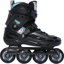 Cougar Mzs 509C Black Urban Paten Kadın 4 Tekerlekli Aşınmaya Dayanıklı PU Özellikli
