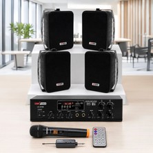 Lastvoice Black Large Plus Paket-3 Hoparlör ve Anfi Anons Ses Sistemi Seti