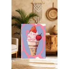 Mgi Design Premium Kalite Pembe Eklektik Tablo Modern Tarzda Kanvas Tablo Yatak Odası Tablosu