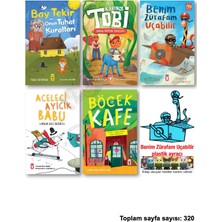 Timaş Çocuk Bay Tekir ve Onun Tuhaf Kuralları Karınca Tobi Büyük Orman Macerası Benim Zürafam Uçabilir Aceleci Ayıcık Babu Asla Geç Değil Böcek Kafe