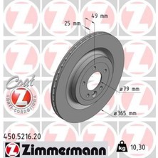 Zimmermann Depomix Fren Diski Arka Land Rover Range Rover L405 L494
