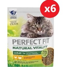 Perfect Fit Perfect Fıt Natural Vitality Yetişkin Tavuklu ve Hindili Kuru Kedi Maması 1 kg