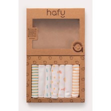 Hafy Baby Organik Pamuk, Yedili Bebek Mendili – Gün Işığı