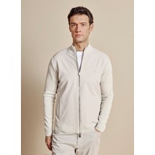 Brooks Brothers Gri Erkek Bato Yaka Standart Fit Hırka BBFW25MKS005