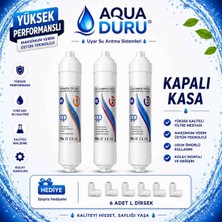 Aqua Duru Su Arıtma Cihazı Kapalı Kasa Uyumlu Ön 3 Filtre