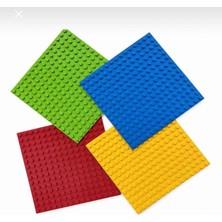 Online Yapı Oyuncakdublom Uyumlu 4 Adet Renkli Zemin 24X24 cm
